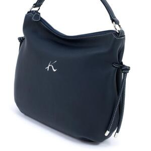 2way ハンドバッグ (Y-1328) ダークブルー／ホワイトステッチ〈キタムラ〉 | かばん バッグ ファッション ｜人気 おすすめ 送料無料｜神奈川県 横浜市