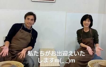 陶芸体験(電動ろくろ）ペアチケット　かき氷・パンケーキも楽しめるアトリエカフェで体験！