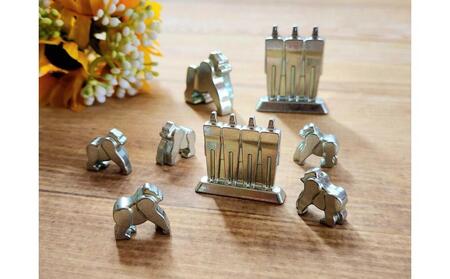 かわいいメタルどうぶつ【クラベランス】天秤ボックスセット・全4種類入