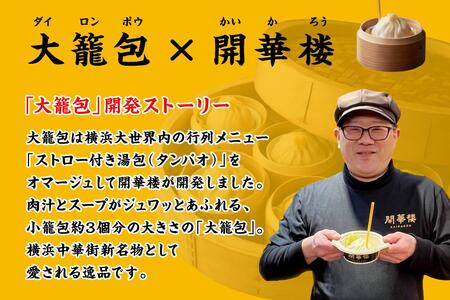 「 大籠包」含む点心2種セット(4箱 計8個入り)【横浜中華街 開華楼】[C]