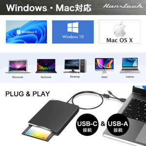 外付けフロッピーディスクドライブ HT-FD31BY