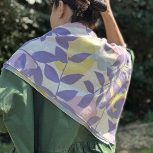 スカーフ「テンキ」うららか（コットンシフォン100％） 1枚