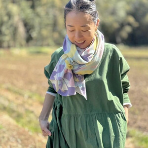 ストール「テンキ」うららか（コットンシフォン100％） 1枚