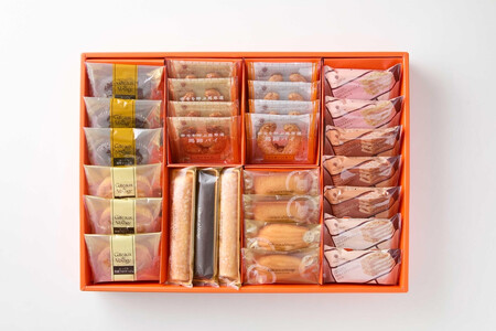 馬車道コレクション　28個入り（横浜馬車道ミルフイユ、幸せを呼ぶ馬車道馬蹄パイ、ガトー・スフレ、フィナンシェ、マドレーヌ、ガトー・オ・ガナッシュ、ガトー・ウィークエンド） 4,100円