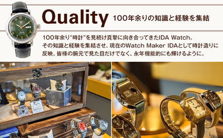 腕時計　Retro Graph 120【ダイアル：ミント/ベルト：ミントグリーン】