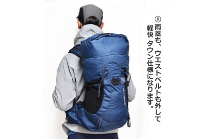 Aconcagua アコンカグア MendozaII メンドーサ 30 ハイキング用リュックサック ２Ways