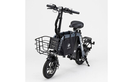 【免許不要のこがない自転車】MOPERO mini cargo -モペロ ミニ・カーゴ- 特定小型原付 ガンメタリック
