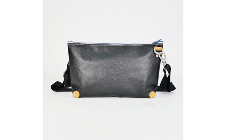 TENT BAG MORGAN.01 防水ショルダーバッグ【ブラック】