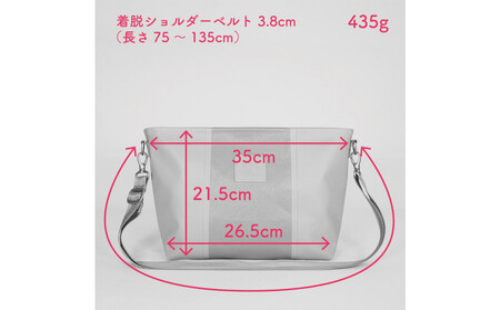 TENT BAG HENRY.01 防水ショルダーバッグ【ブラック】