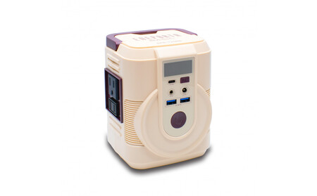 〈Solpa〉 ポータブル電源・ソーラーパネルセット（ベージュ） APV0010VC02