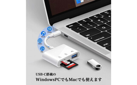 Hanx-Tech USB-C SDカードリーダー HT-CS55WY