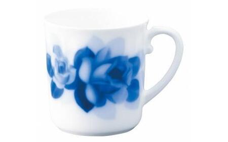 マグ&プレート&ポリッジボールペアセット(ブルーローズジャネット)<大倉陶園>