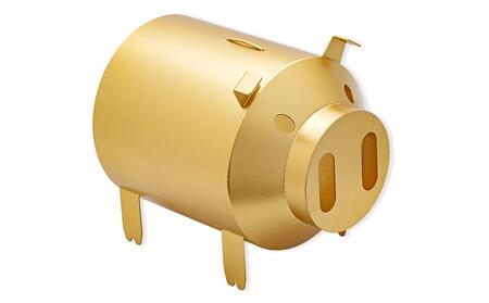 蚊取り線香ホルダー　ぶた・金〈羽咋工業〉