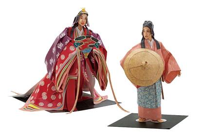 紙人 鎌倉武士シリーズ 北条政子モデル(中級)ペーパークラフトキット2体