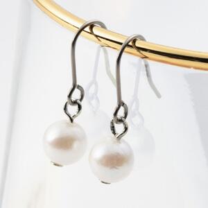 あこや本真珠チタンピアス（濱ノ雫）両耳用 1個（1ペア）