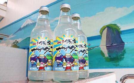 戦う銭湯サイダー　塩レモン味　340ml　12本