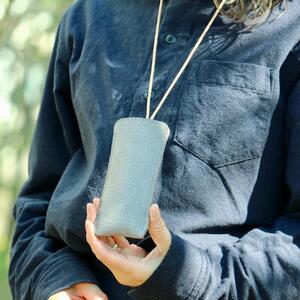 SKLO 首かけメガネケース(S)【Black】