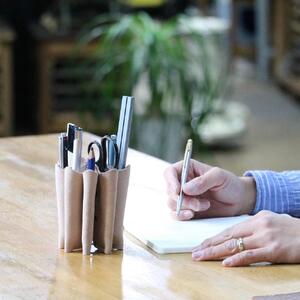 SKLO 床革のペンスタンド【Natural】