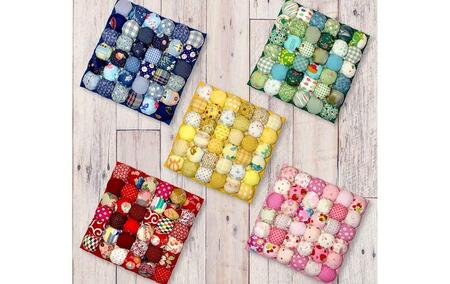 座り心地バツグン！　点で支えるパフクッション