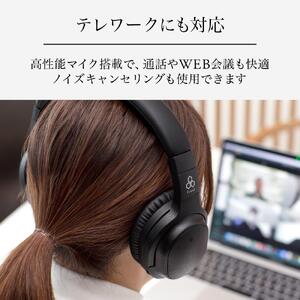 【2445】【BLACK】final UX3000　ANCワイヤレスヘッドホン