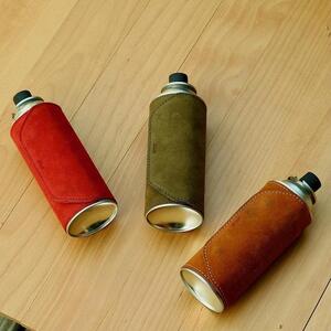 SKLO CB缶 ドレスアップレザーカバー Olive