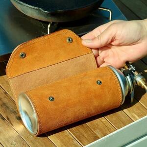 SKLO CB缶 ドレスアップレザーカバー Olive