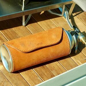 SKLO CB缶 ドレスアップレザーカバー Olive