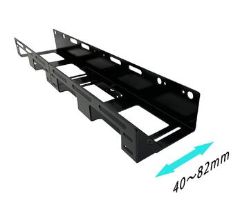 長尾製作所 モニターアーム・VESA対応HDD＆PC収納ホルダー 400