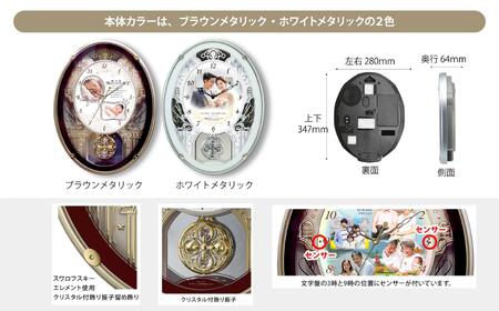 【WK64】写真で作る・オリジナル記念品時計/壁掛け電波振子時計