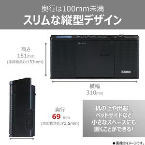 東芝 Bluetooth送受信機能付 ＣＤラジオ TY-ANX3(K)