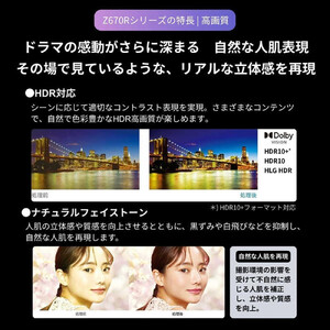 TVS REGZA【標準設置費込み】液晶テレビ REGZA ( レグザ ) 50V型 [ 4K対応 / BS・CS 4Kチューナー内蔵 / YouTube対応 ] 50Z670R 【 テレビ TV 50型 50インチ 50V 液晶 4K Z670R series スタンダードモデル ダブルウインドウ 家電 人気 おすすめ 】