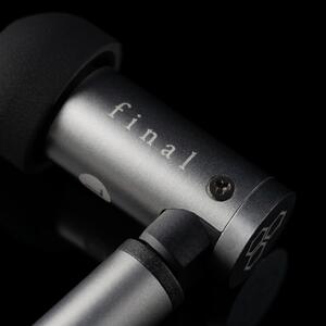 有線イヤホン final S4000 ステンレス切削製 2Pinソフトシルバーコートケーブル付属 イヤホン