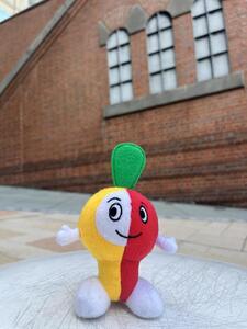 かわさきミュートン　ボールチェーン付きぬいぐるみ