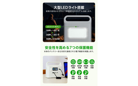 【多摩電子工業株式会社】200Wポータブル電源 227.7Wh/62400mAh(3.65V換算)リチウムイオンバッテリー