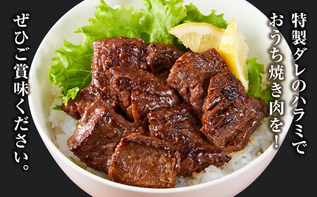 訳あり 焼肉 牛ハラミ 特製たれ漬 0.6kg【順次発送】 ハラミ