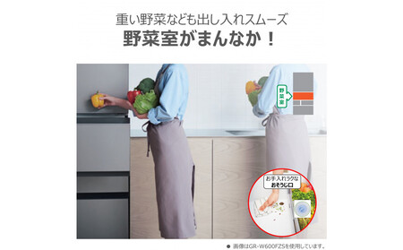 東芝　冷蔵庫【標準設置費込み】　461L　6ドア　両開き　冷凍冷蔵庫　GR-Y460FZ(ZH)