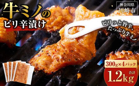 ホルモン 牛ミノ ピリ辛漬 1.2kg 【6月発送】 ホルモン