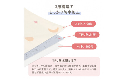 おねしょズボン「おねむう」5柄セット 腹巻きタイプL