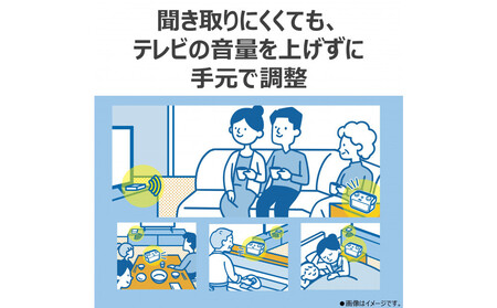 AUREX テレビ用スピーカー（ワイヤレス）AX-WST21(W)