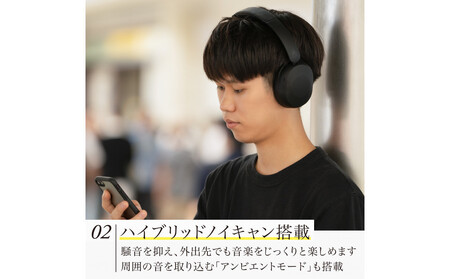 ANCワイヤレスヘッドホン final UX1000 GREIGE ハイコスパモデル/ノイズキャンセリング/ノイキャン/ANC/マイク付き