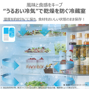 東芝 冷蔵庫 【標準設置費込み】 601L 6ドア 両開き 冷凍冷蔵庫 GR-Y600FK(EW)