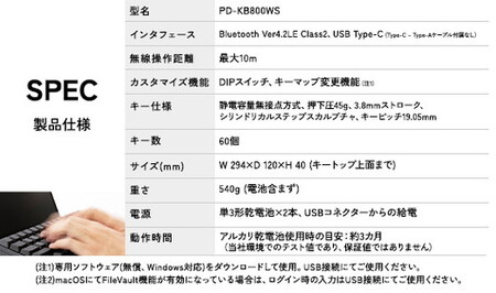 HHKB Professional HYBRID Type-S 英語配列/白(無刻印キートップセット付) ※着日指定不可