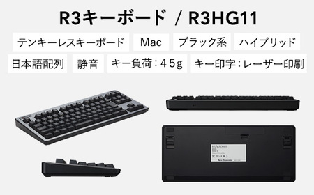 東プレ REALFORCE R3 for mac（型式：R3HG11）