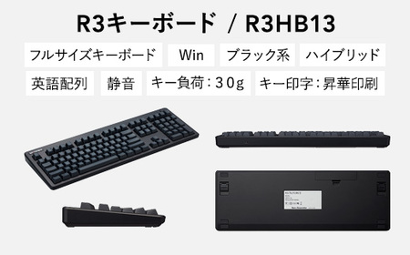 東プレ REALFORCE R3 FULL US(型式:R3HB13)