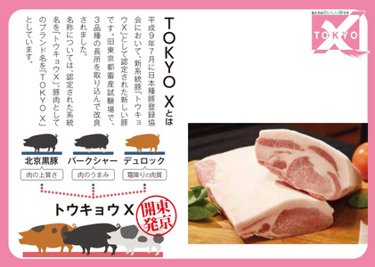 幻の豚 TOKYO X豚厚切りロースとんかつ ※離島への配送不可