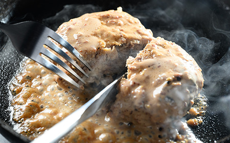 ≪小田急百貨店おすすめ≫「レストラン大宮」ハンバーグ（マスタードソース） 130g×4個