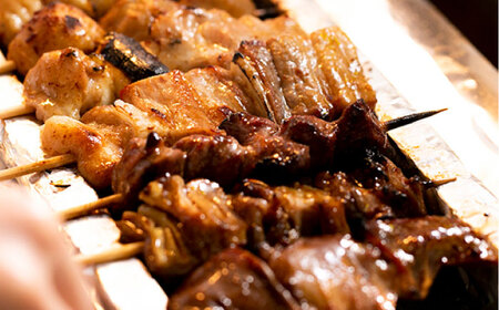 焼き鳥 90本セット 5種類×18パック【横須賀商工会議所 おもてなしギフト事務局（炭火やきとり にのみや）】 [AKEK006]