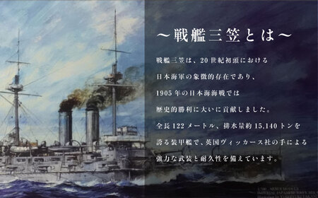 戦艦三笠 スケールプラモデル フォーサイト 1/700 日本海軍 プラモデル プラモデル　【公益財団法人 三笠保存会】[AKBC007]