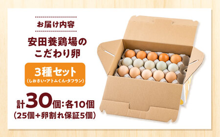 卵 3種セット 各10個入り 年内発送 [AKHN006]卵