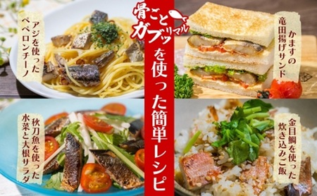 【ふるさと納税】温めるだけ 本格 干物 骨ごと食べれる ガブッリマル かます あじ さんま 金目鯛 簡単 楽 骨 不要 子供 お年寄り 安心 安全 レンジ 神奈川県 平塚市 山大フーズ